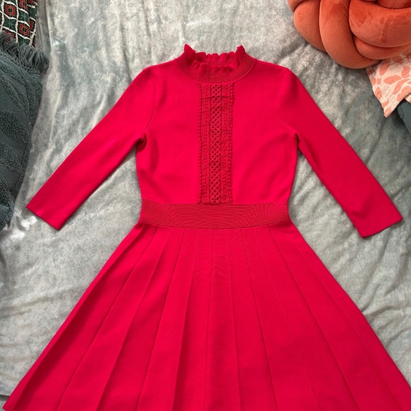 Bebe Fuchsia Dress! Size Medium! - Picture 3 of 11